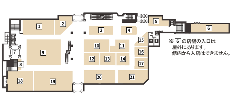 EAST 1F FLOOR GUIDE